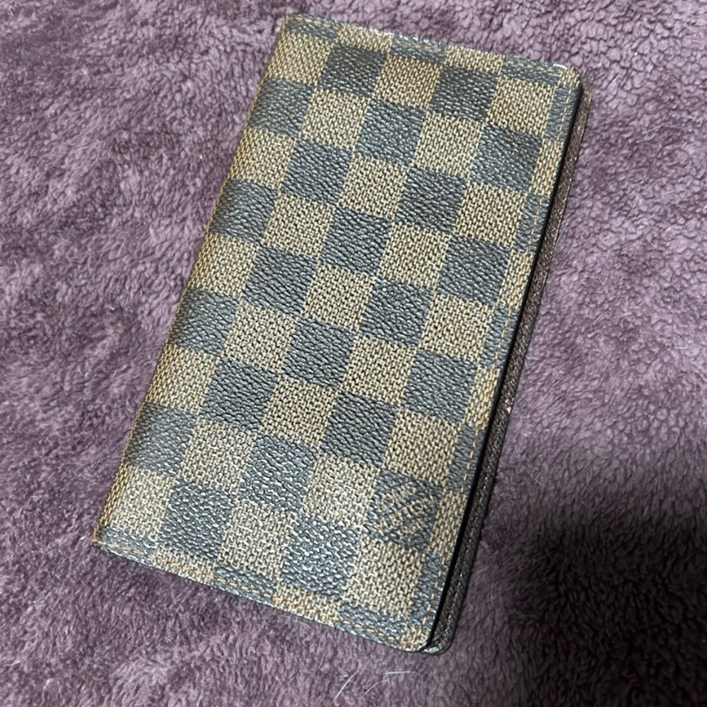 LV Damier Ebene Passport Holder / Long Wallet LOUIS VUITTON